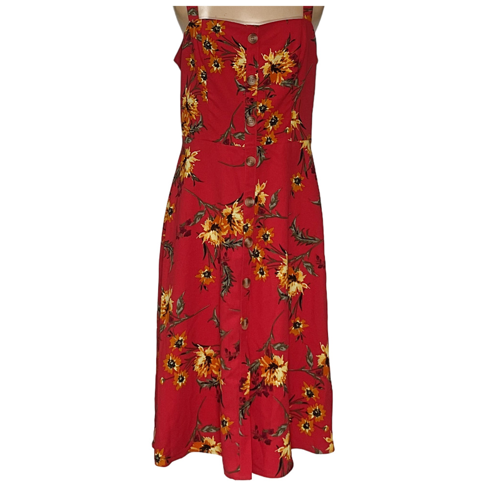 Express A-Line Multicolor Dress, Size M